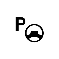 Kontrollampe for funktionen ”Automatisk parkering”